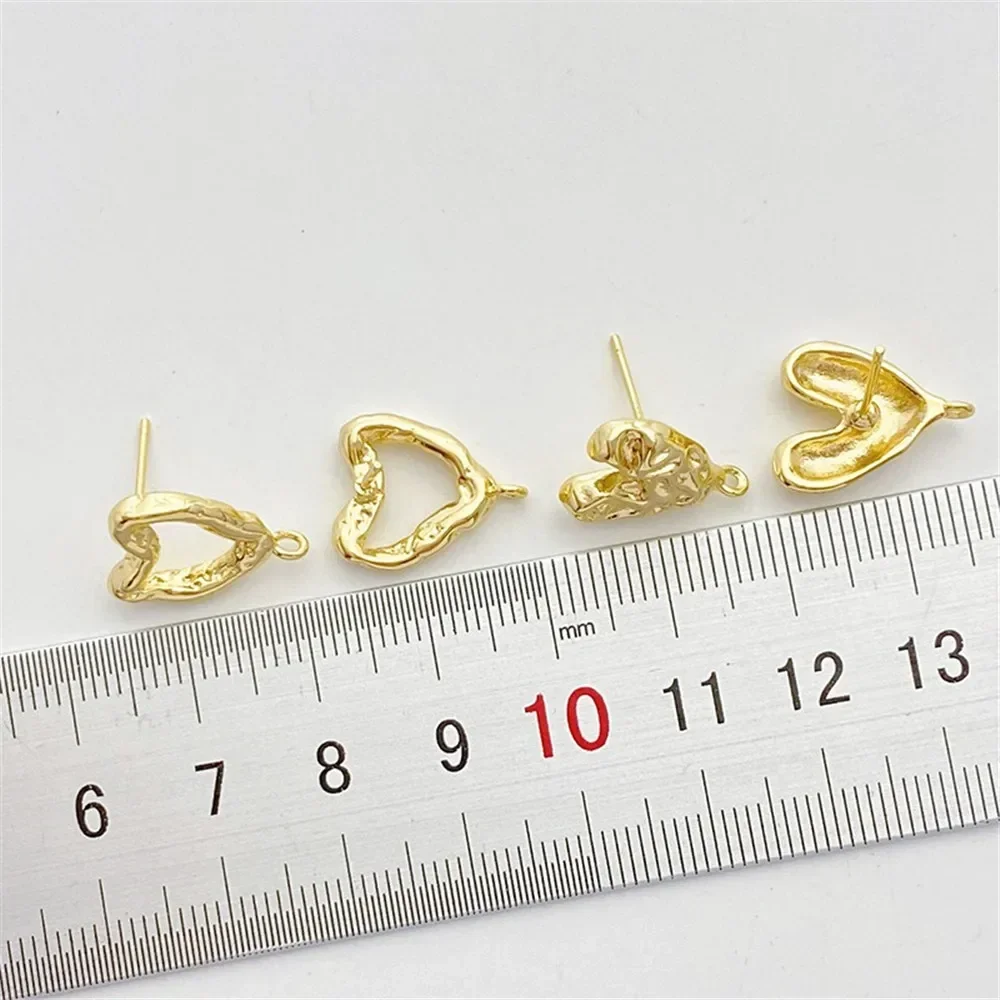 14-каратное золотого цвета с подвесными кольцами, нерегулярные серьги в форме персикового сердца, серьги ручной работы «сделай сам», аксессуары для ушей, материалы E064
14-каратное золотого цвета с подвесными кольцами, нерегулярные серьги в форме персикового сердца, серьги ручной работы «сделай сам», аксессуары для ушей, материалы E064