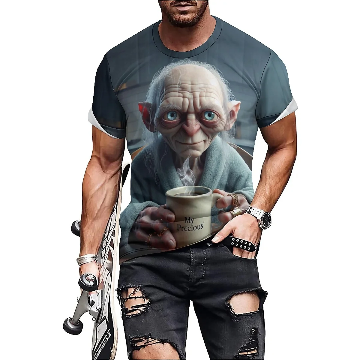 Holiday Outfit Party Wear Men's 3D Printed Short Sleeve T-Shirt - Crew Neck
Holiday Outfit Party Wear Men's 3D Printed Short Sleeve T-Shirt - Crew Neck