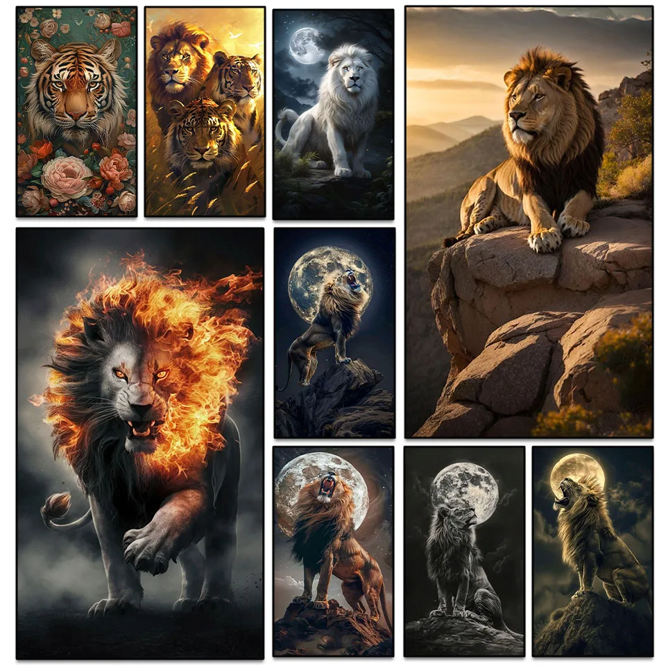 Diamond Painting Embroidery DIY Lion Tiger Mosaic Kit 100%5D Square Round Rhinestone Cross Stitch Home Decoretion Wall Art
Diamond Painting Embroidery DIY Lion Tiger Mosaic Kit 100%5D Square Round Rhinestone Cross Stitch Home Decoretion Wall Art