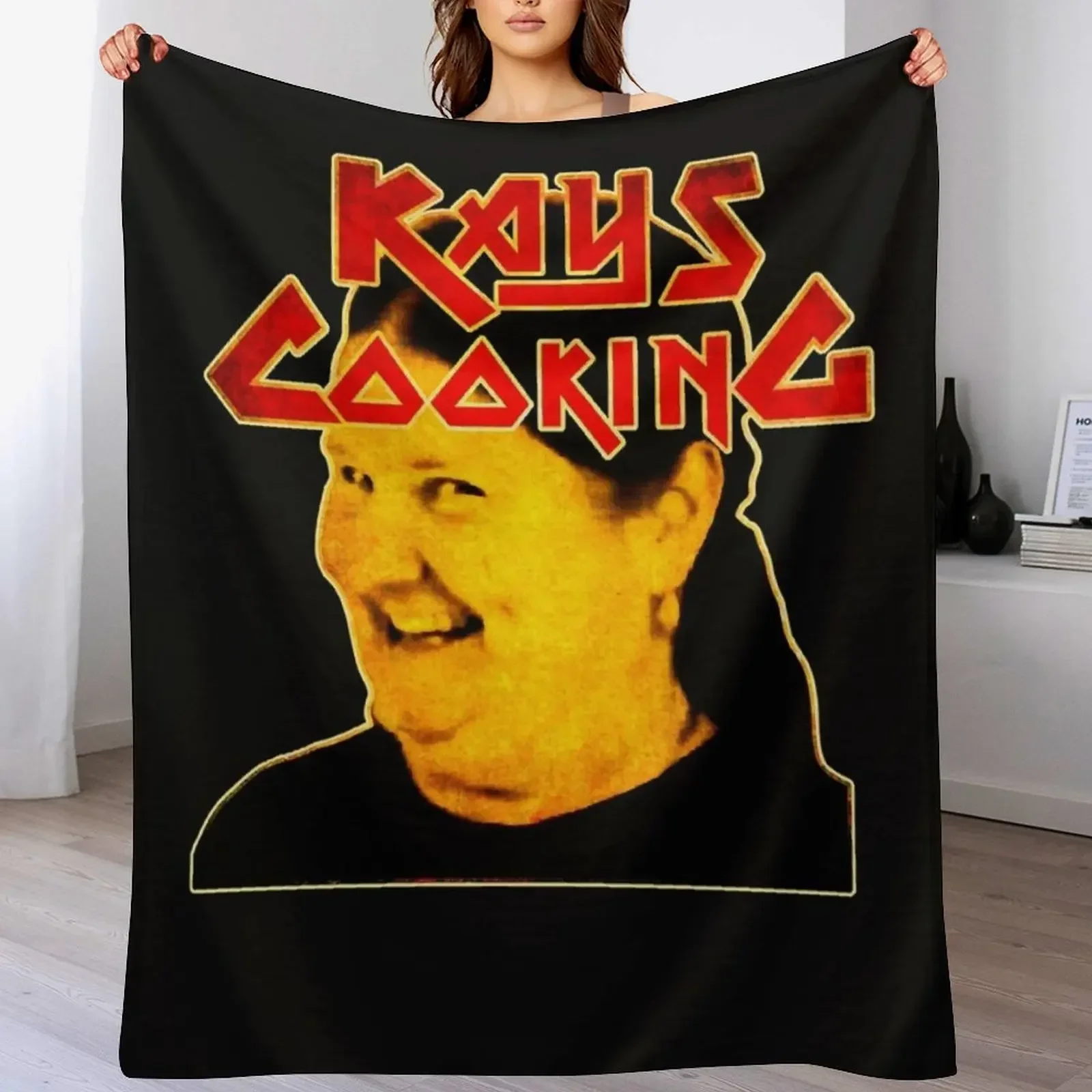KAYS COOKING Classic T-Shirt Throw Blanket Luxurious Soft Blanket Holiday Gift for Family
KAYS COOKING Classic T-Shirt Throw Blanket Luxurious Soft Blanket Holiday Gift for Family