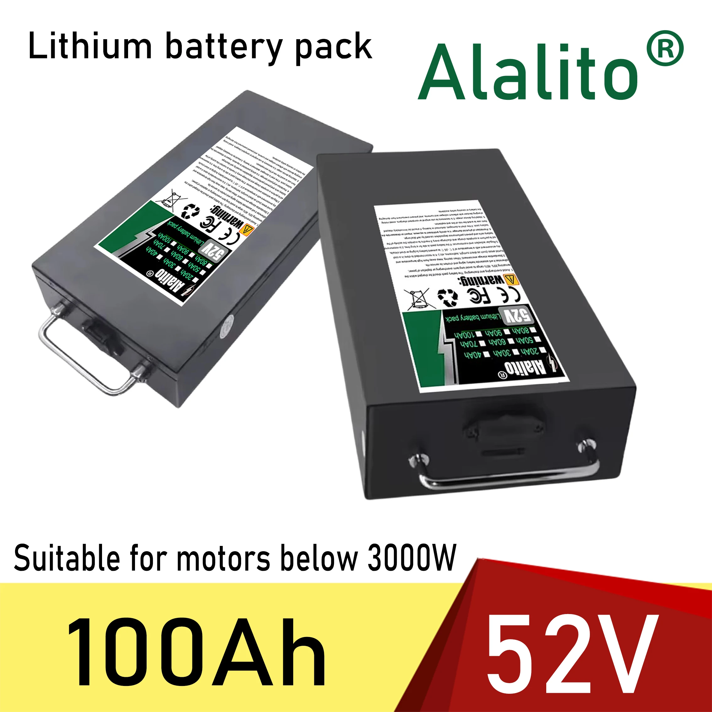 18650 lithium battery, suitable for 250-2000W motors, for Harley 52V 20Ah-100Ah lithium battery pack, air freight
18650 lithium battery, suitable for 250-2000W motors, for Harley 52V 20Ah-100Ah lithium battery pack, air freight