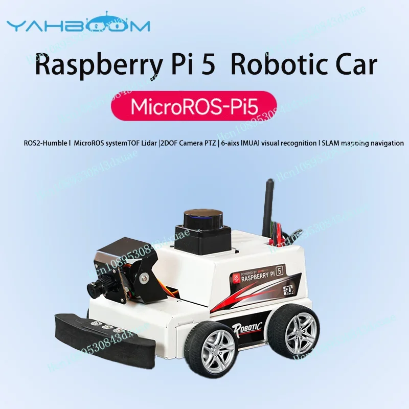 MicroROS-Pi5 ROS2 Robot Car RVIZ 2DOF PTZ for Raspberry Pi 5 (ROS2-HUMBLE + Python3) Based on ESP32-S3 Artificial Intelligence
MicroROS-Pi5 ROS2 Robot Car RVIZ 2DOF PTZ for Raspberry Pi 5 (ROS2-HUMBLE + Python3) Based on ESP32-S3 Artificial Intelligence
