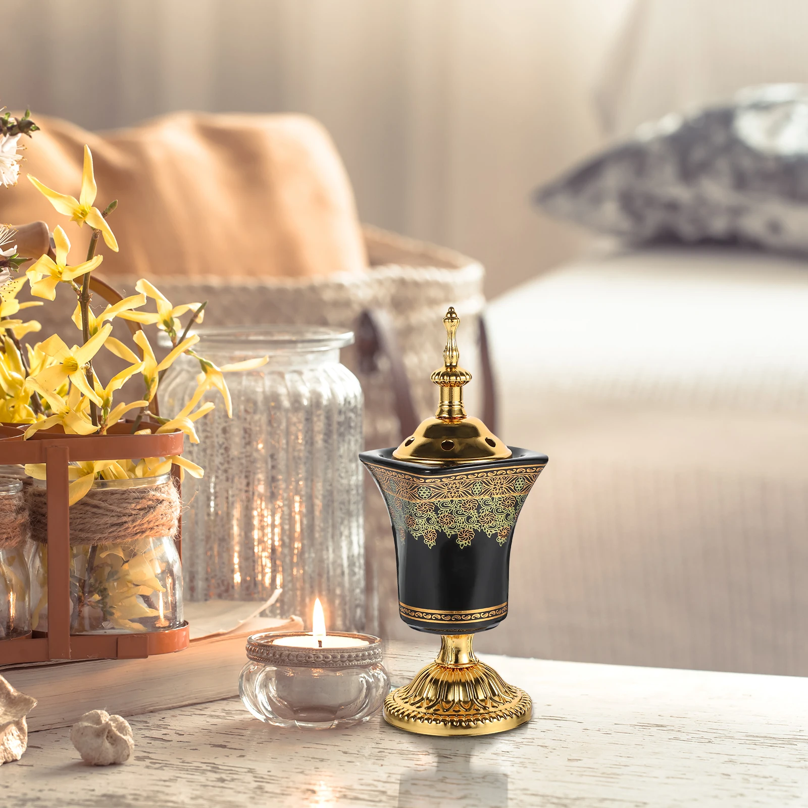 Ceramic Incense Burner Vintage Electric Censer For Home Decor Aroma Burner Portable Incense Holder Table Ornament 220-240V
Ceramic Incense Burner Vintage Electric Censer For Home Decor Aroma Burner Portable Incense Holder Table Ornament 220-240V