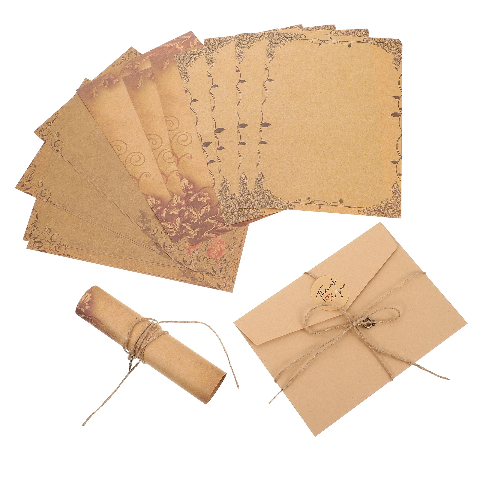 3 Sets Vintage Envelopes Letter Paper Set Writing Paper Greeting Card Display Stationery Gifts RetroEnvelope Package
3 Sets Vintage Envelopes Letter Paper Set Writing Paper Greeting Card Display Stationery Gifts RetroEnvelope Package