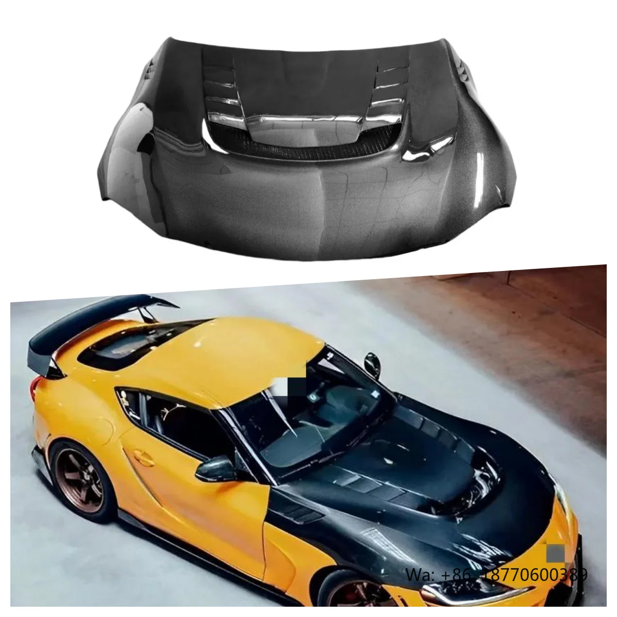MRD for Supra A90 Hood Carbon Fiber VRS Style Bonnet Engine Hood for Upgrade Automobiles Replacement.
MRD for Supra A90 Hood Carbon Fiber VRS Style Bonnet Engine Hood for Upgrade Automobiles Replacement.