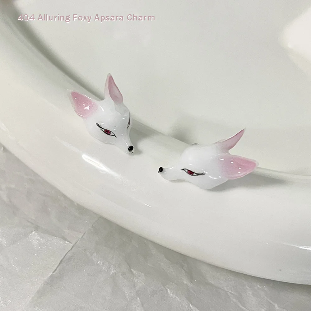 -Alluring Foxy Apsara- Sexy Innocent Fox Flatback Fingernail Charms Fox Head Acrylic Resin Ornaments for Nail Enhancement 404art
-Alluring Foxy Apsara- Sexy Innocent Fox Flatback Fingernail Charms Fox Head Acrylic Resin Ornaments for Nail Enhancement 404art