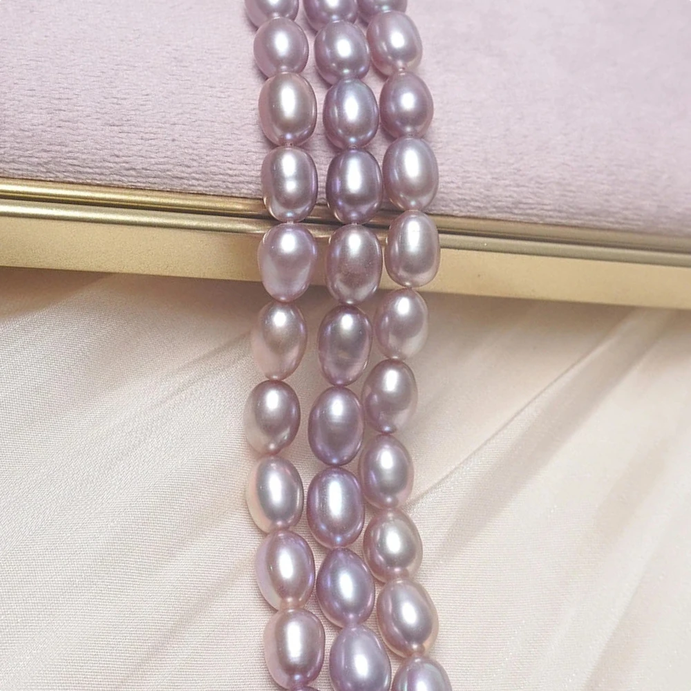 1Strand AAA Grade Natural Freshwater Pearls Bead Strand Rice Shape Charm DIY Necklace Earrings Jewelry Accessories 5-6/6-7/7-8mm
1Strand AAA Grade Natural Freshwater Pearls Bead Strand Rice Shape Charm DIY Necklace Earrings Jewelry Accessories 5-6/6-7/7-8mm