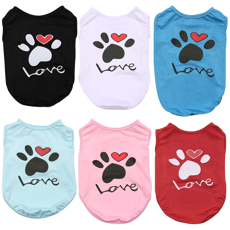 Footprint Pet Dog Clothes Breathable Cotton Fancy Summer Vest for Small Medium Dogs Simple Designer Spring Summer Cat Overalls
Footprint Pet Dog Clothes Breathable Cotton Fancy Summer Vest for Small Medium Dogs Simple Designer Spring Summer Cat Overalls