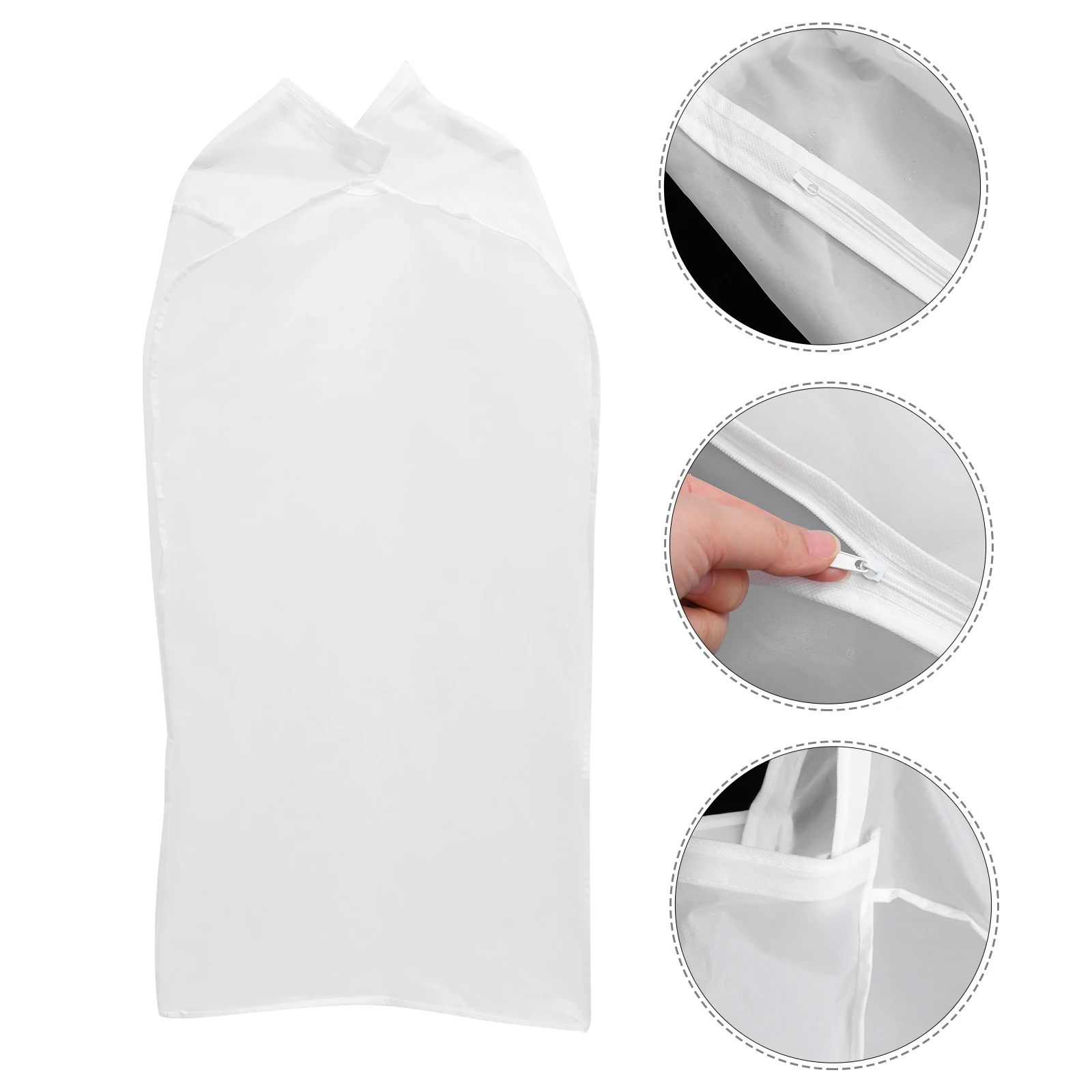 Premium PEVA Waterproof Dustproof Garment Rack Reusable Clothes Protector with Zipper for Home Floor Rack Shirt Coat Suit Cover
Premium PEVA Waterproof Dustproof Garment Rack Reusable Clothes Protector with Zipper for Home Floor Rack Shirt Coat Suit Cover
