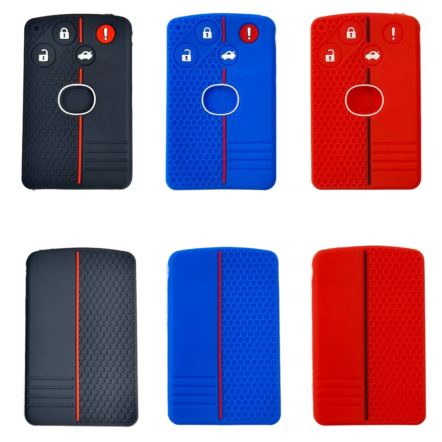 For Mazda M6 Honeycomb Pattern Silicone Key Case Smart Card Key Case
For Mazda M6 Honeycomb Pattern Silicone Key Case Smart Card Key Case