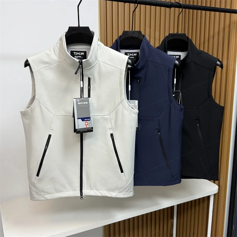 Light Warm Outdoor Men's Fce Lined Stand Collar Soft ell Vest Breathable Waterproof Windproof Autumn Winter Casual Vest
Light Warm Outdoor Men's Fce Lined Stand Collar Soft ell Vest Breathable Waterproof Windproof Autumn Winter Casual Vest