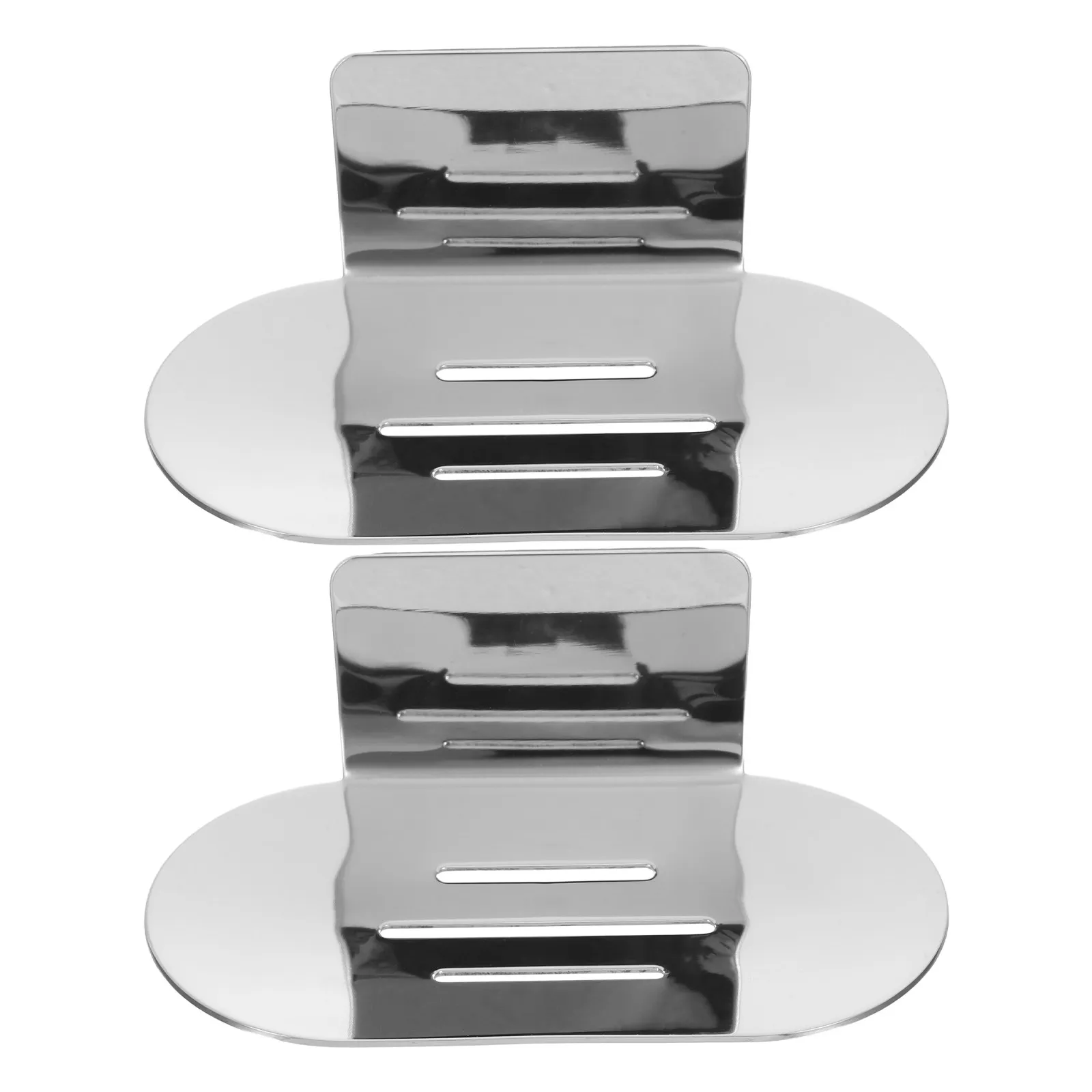 2Pcs Stainless Steel Soap Dish with Drainage Adhesive Mount Soap Holder for Bathroom Shower Sink Wall Self Draining Tray
2Pcs Stainless Steel Soap Dish with Drainage Adhesive Mount Soap Holder for Bathroom Shower Sink Wall Self Draining Tray