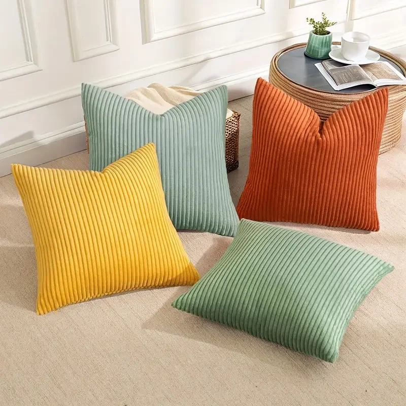 1PC Corduroy Throw Pillow Covers-Soft with Vertical Stripes, for Sofa Living Room, No Inserts Included,Throw Pillows for Couch
1PC Corduroy Throw Pillow Covers-Soft with Vertical Stripes, for Sofa Living Room, No Inserts Included,Throw Pillows for Couch