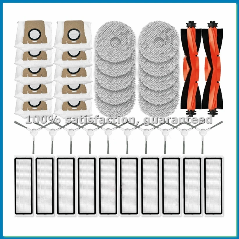 For Robot Vacuum X20+ / X20 Plus Replacement Parts Accessories Main Side Brush Hepa Filter Mop Cloth Dust Bag-ABLM
For Robot Vacuum X20+ / X20 Plus Replacement Parts Accessories Main Side Brush Hepa Filter Mop Cloth Dust Bag-ABLM