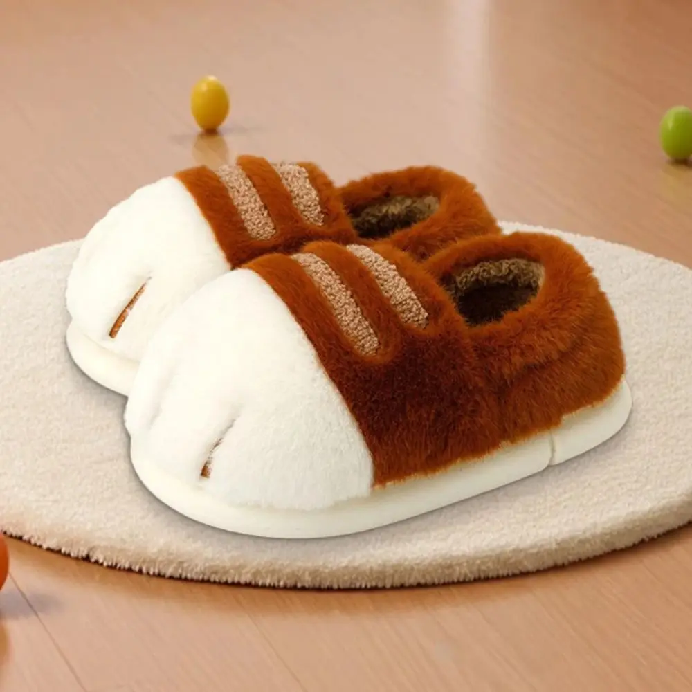 Closed Heel Cat Paw Slippers Plush Material 3D Design Animal Claw Slipper Warm Insulation Flat Bottom Fluffy Slippers
Closed Heel Cat Paw Slippers Plush Material 3D Design Animal Claw Slipper Warm Insulation Flat Bottom Fluffy Slippers