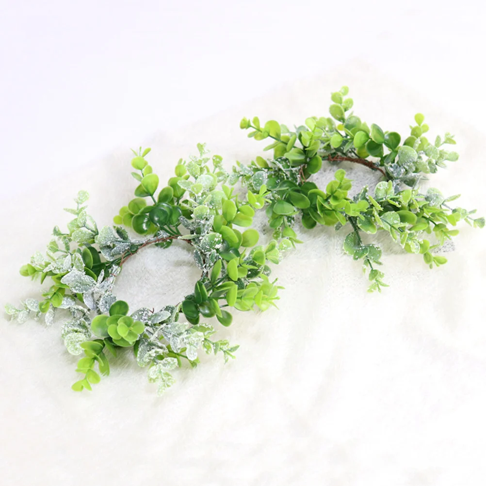 2 Pcs Artificial Garland Wedding Decor Scene Layout Mini Home Eucalyptus Leaf Wreath Plastic Plant Indoor
2 Pcs Artificial Garland Wedding Decor Scene Layout Mini Home Eucalyptus Leaf Wreath Plastic Plant Indoor
