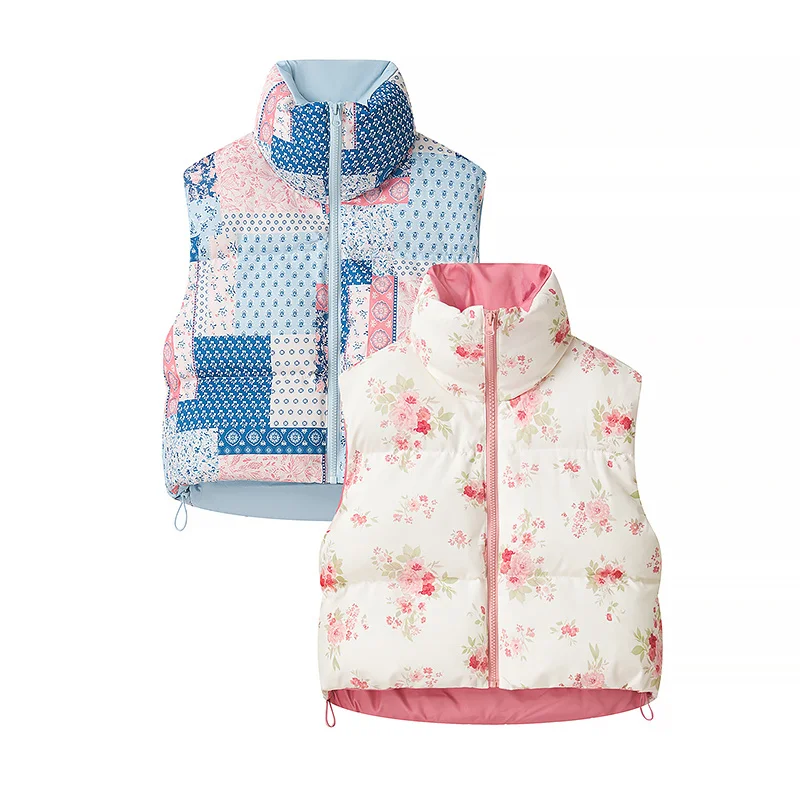 Woman Vintage Crop Puffer Vest Womens Floral Print Vintage Vest Women Woman O-neck Female Retro Style Tank Top Chic
Woman Vintage Crop Puffer Vest Womens Floral Print Vintage Vest Women Woman O-neck Female Retro Style Tank Top Chic