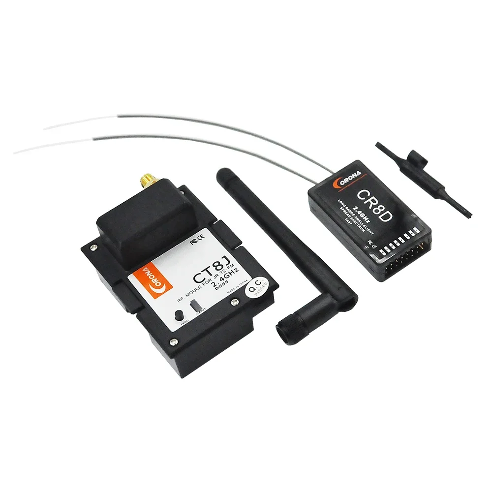 Corona 2.4GHz CR8D and CT8J V2 DSSS Module & Rx Combo for Upgrade JR PCM9XII Graupner RC Remote Control
Corona 2.4GHz CR8D and CT8J V2 DSSS Module & Rx Combo for Upgrade JR PCM9XII Graupner RC Remote Control
