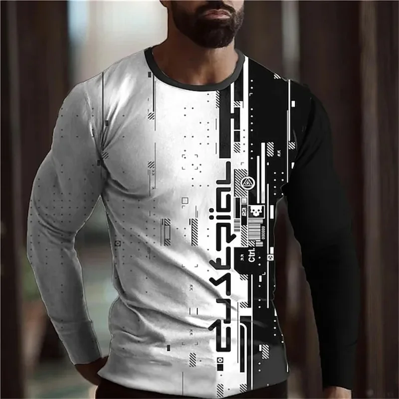 Long Sleeve Fashion Pattern Men's Trend T-Shirts Spring Autumn 3D Print Streetwear Male T Shirt 6XL Plus Size Casual Tops
Long Sleeve Fashion Pattern Men's Trend T-Shirts Spring Autumn 3D Print Streetwear Male T Shirt 6XL Plus Size Casual Tops