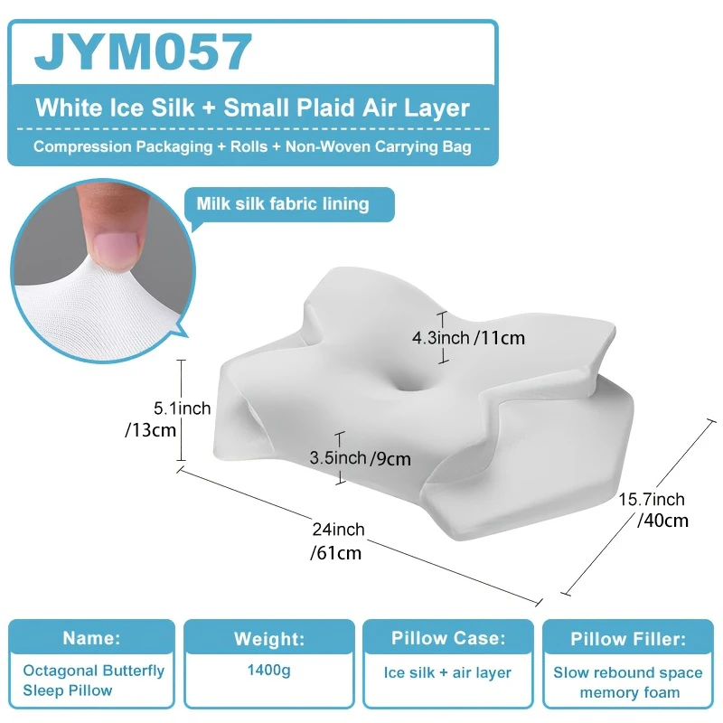 Ergonomic Side Sleeper Pillow for Neck Support, for Sleeping, Contour Pillow Orthopedic Bed Pillow for Back Stomach Sleepers
Ergonomic Side Sleeper Pillow for Neck Support, for Sleeping, Contour Pillow Orthopedic Bed Pillow for Back Stomach Sleepers