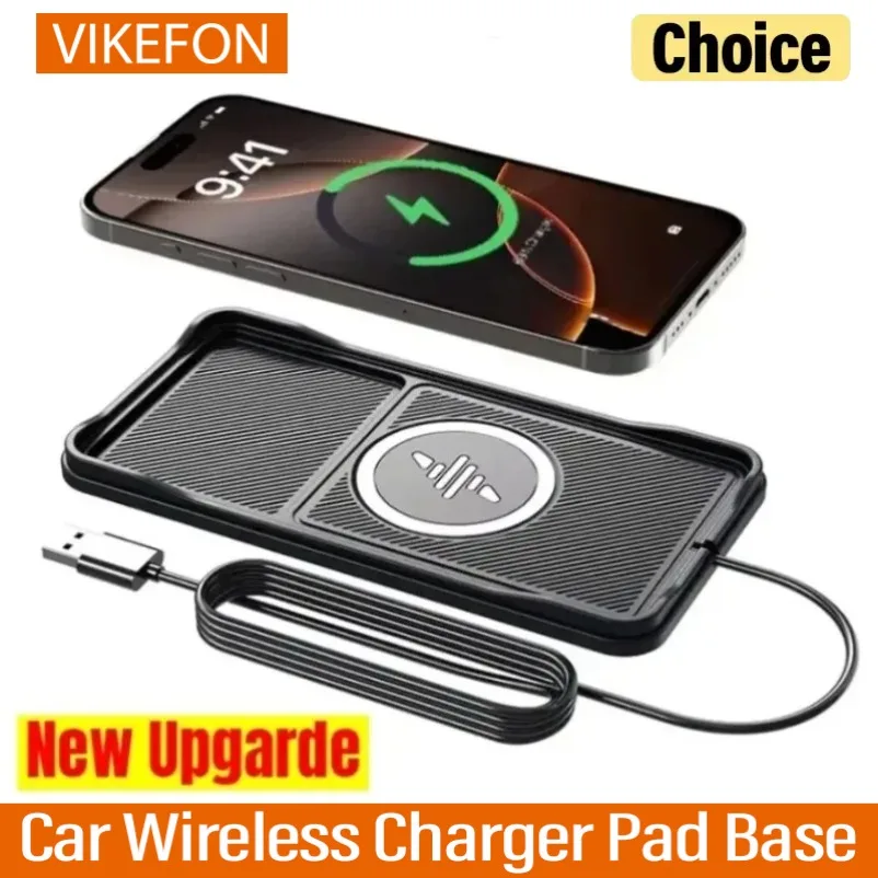Беспроводное зарядное устройство VIKEFON для автомобиля, быстрая зарядная станция для iPhone 17 16 15 14 13 12 Pro Max, Samsung, Xiaomi, Airpods Pro 2, LG
Беспроводное зарядное устройство VIKEFON для автомобиля, быстрая зарядная станция для iPhone 17 16 15 14 13 12 Pro Max, Samsung, Xiaomi, Airpods Pro 2, LG