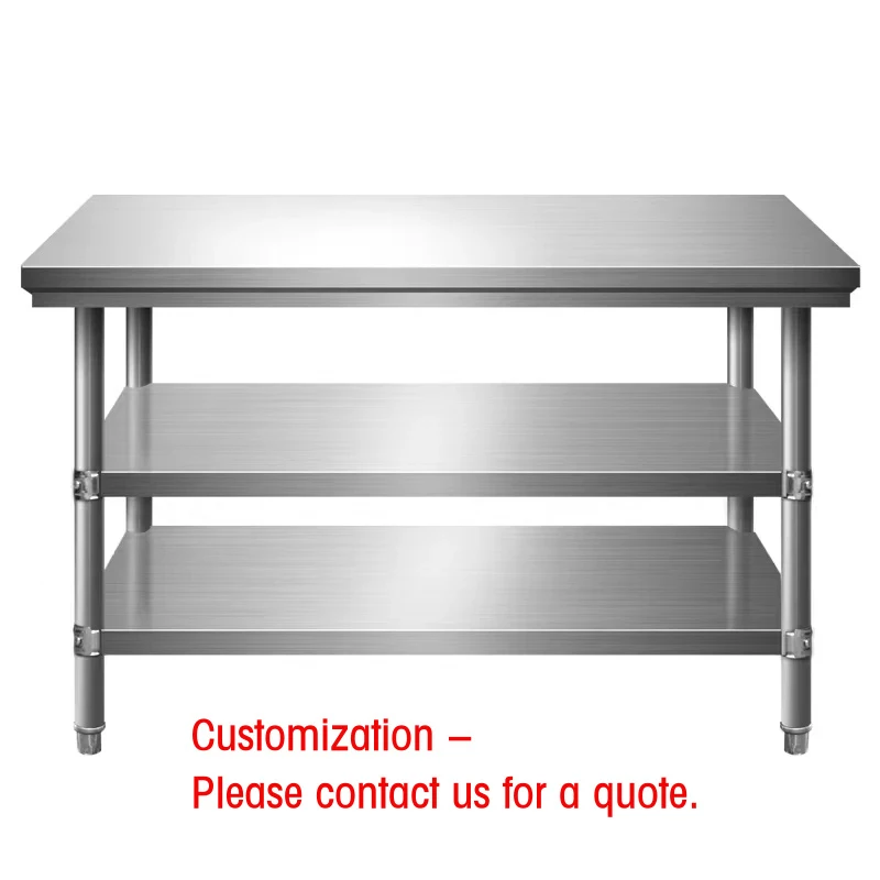 custom.Exceptional Commercial Stainless Steel Kitchen Workbench Triple - Layer Design With Spacious Surface Home and Restaur
custom.Exceptional Commercial Stainless Steel Kitchen Workbench Triple - Layer Design With Spacious Surface Home and Restaur