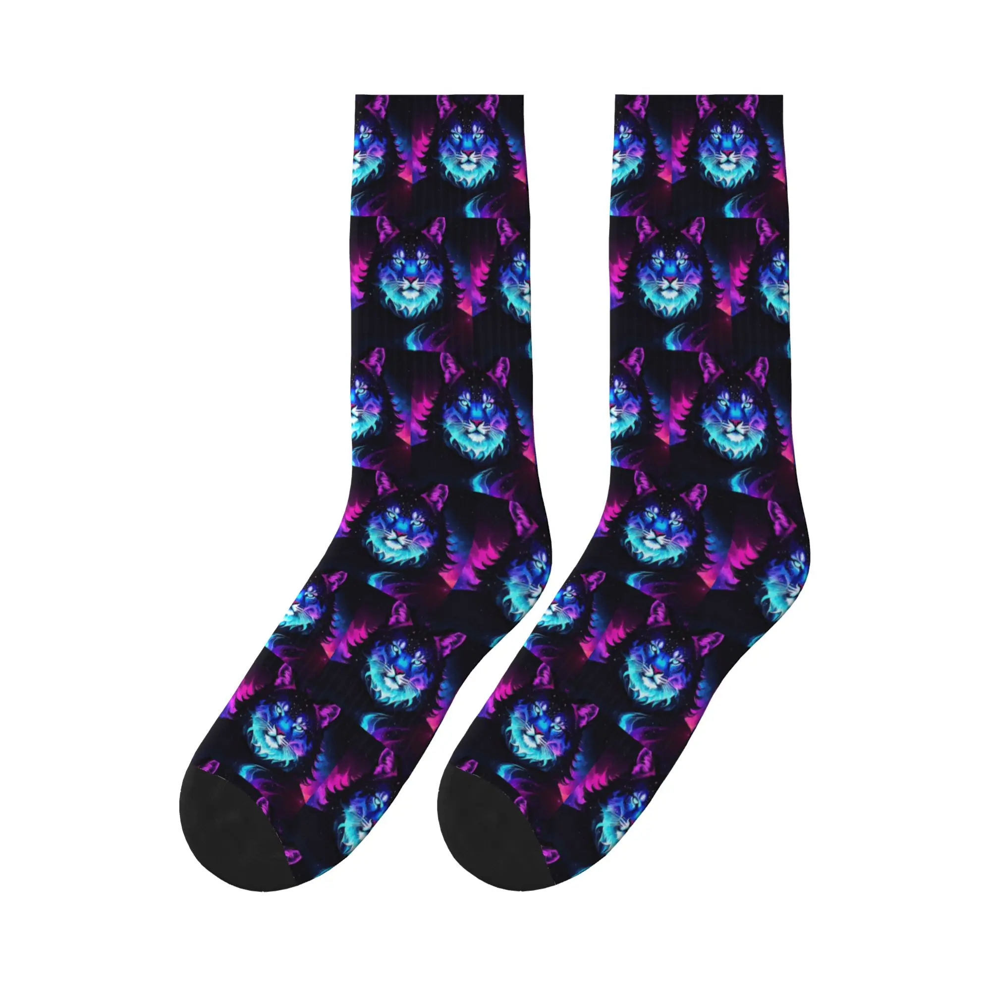 Спортивные носки Cosmic Neon Tiger Spirit Space Galaxy Wolf Lion Face, впитывающие пот, всесезонные длинные носки для мужчин и женщин
Спортивные носки Cosmic Neon Tiger Spirit Space Galaxy Wolf Lion Face, впитывающие пот, всесезонные длинные носки для мужчин и женщин