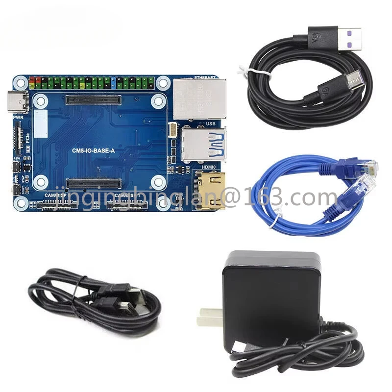 CM5-IO-BASE-A Expansion Plate USB RJ45 Mini Base IO Board for Compute Module 5 EMMC Lite Development Board
CM5-IO-BASE-A Expansion Plate USB RJ45 Mini Base IO Board for Compute Module 5 EMMC Lite Development Board