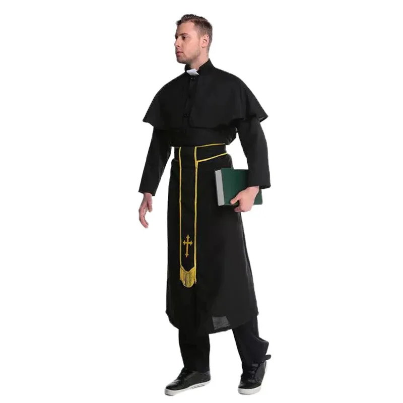 Sky02 Dress up Dance Party Black Adult Priest Robe Men's Godfather Costume Halloween Cosplay Suit88Li #
Sky02 Dress up Dance Party Black Adult Priest Robe Men's Godfather Costume Halloween Cosplay Suit88Li #