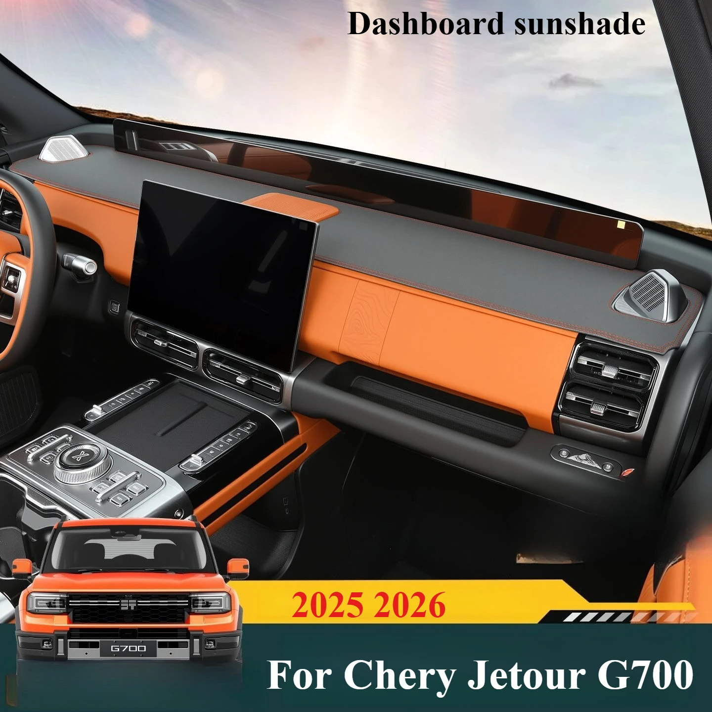 For Chery Jetour G700 2025 2026 Car Dashboard Cover Instrument Panel Mat Sun Shade Anti-slip Carpet Pad Decoration Accessories
For Chery Jetour G700 2025 2026 Car Dashboard Cover Instrument Panel Mat Sun Shade Anti-slip Carpet Pad Decoration Accessories