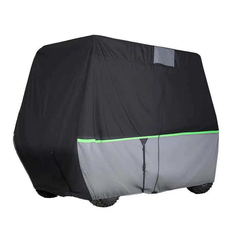 Golf Cart Cover, Full Coverage 2+2/4 Passenger Golf Cart, 600D Waterproof Oxford Fabric Club Car Cover Fits Most Carts Club Car, Yamaha, EZGO, Honda, PU Coating & Three Zipper Doors
Golf Cart Cover, Full Coverage 2+2/4 Passenger Golf Cart, 600D Waterproof Oxford Fabric Club Car Cover Fits Most Carts Club Car, Yamaha, EZGO, Honda, PU Coating & Three Zipper Doors