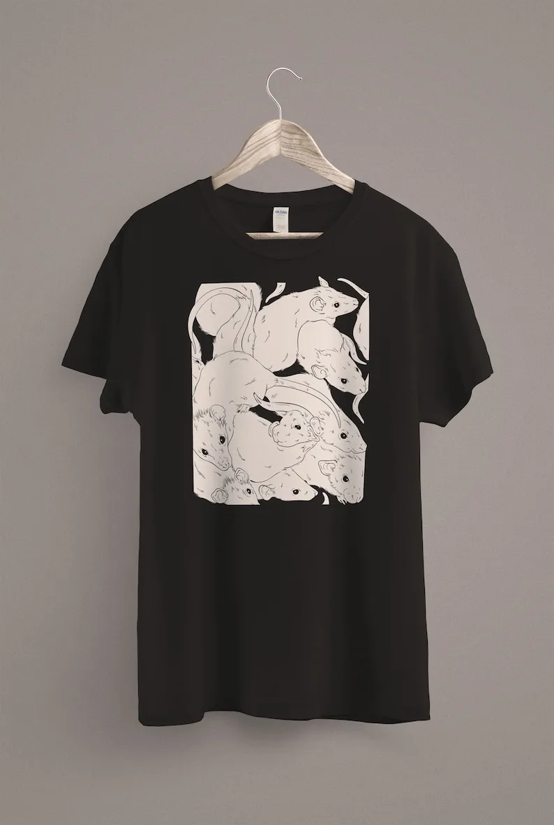Creepy Cute Rat Shirt Rat Lover Gifts Pet Rats TShirt Animal Lover Tee Punk & Grunge Clothing
Creepy Cute Rat Shirt Rat Lover Gifts Pet Rats TShirt Animal Lover Tee Punk & Grunge Clothing
