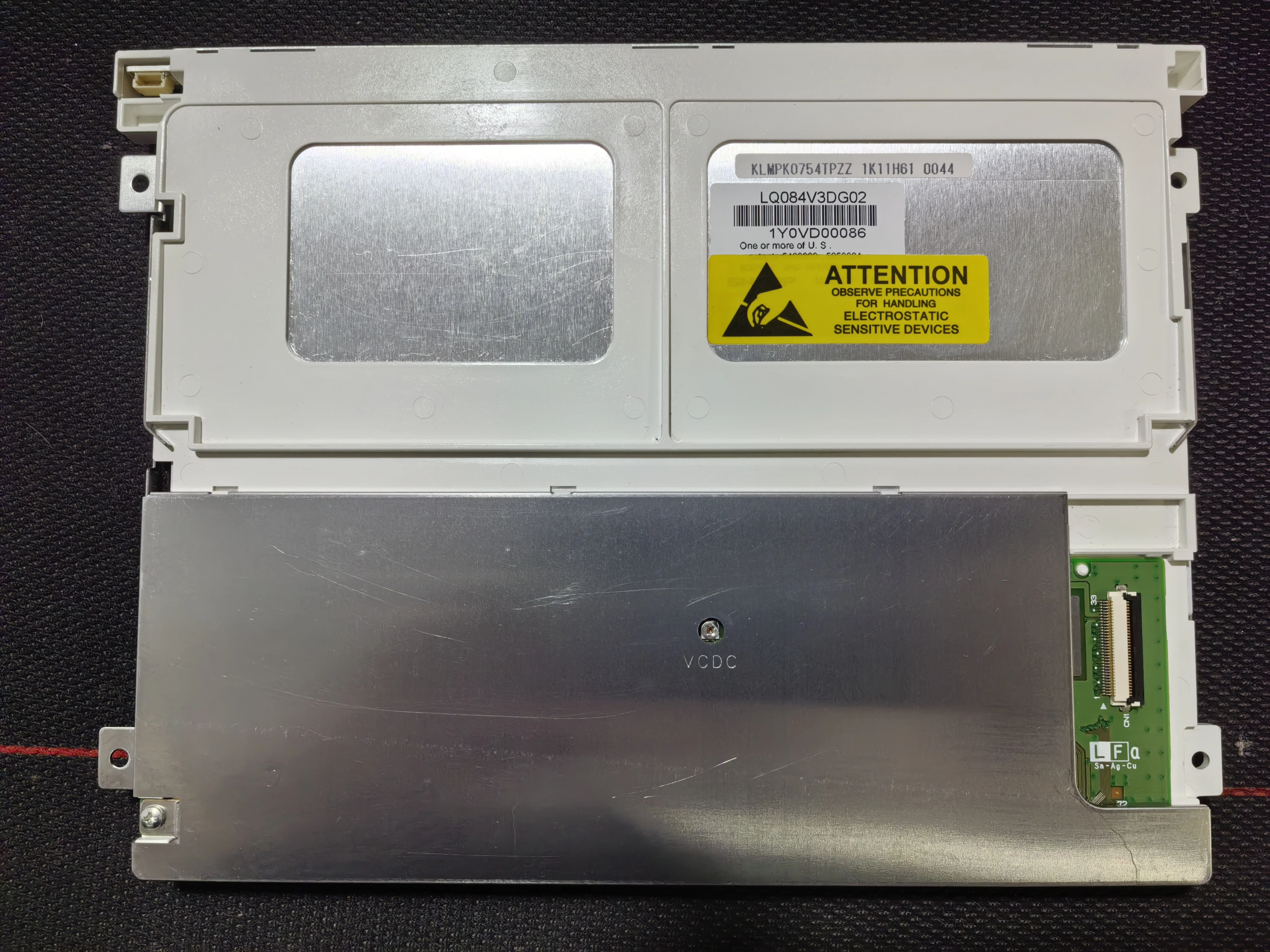 Оригинальный промышленный экран LQ084V3DG02 8,4 дюйма, протестирован на складе LQ084V3DG01 LQ084V3DG03
Оригинальный промышленный экран LQ084V3DG02 8,4 дюйма, протестирован на складе LQ084V3DG01 LQ084V3DG03