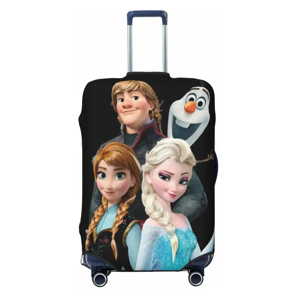 Custom Funny Frozen Cartoon Luggage Cover Protector Elastic Travel Suitcase Covers
Custom Funny Frozen Cartoon Luggage Cover Protector Elastic Travel Suitcase Covers