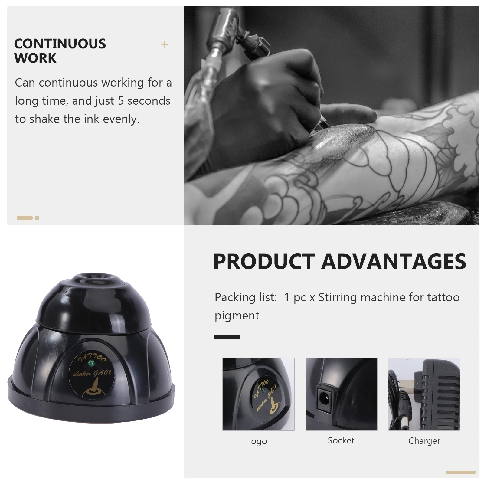 Tattoo Color Material Stirrer Portable Voltmeter Ammeter Power Meter Reading Socket Voltage Frequency Energy Saver
Tattoo Color Material Stirrer Portable Voltmeter Ammeter Power Meter Reading Socket Voltage Frequency Energy Saver