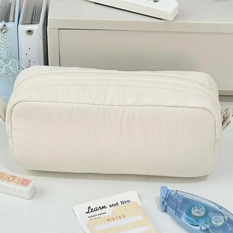 Вместительные пеналы для карандашей с отделениями, многофункциональный органайзер для студенческих принадлежностей, простой однотонный квадратный пенал
Вместительные пеналы для карандашей с отделениями, многофункциональный органайзер для студенческих принадлежностей, простой однотонный квадратный пенал