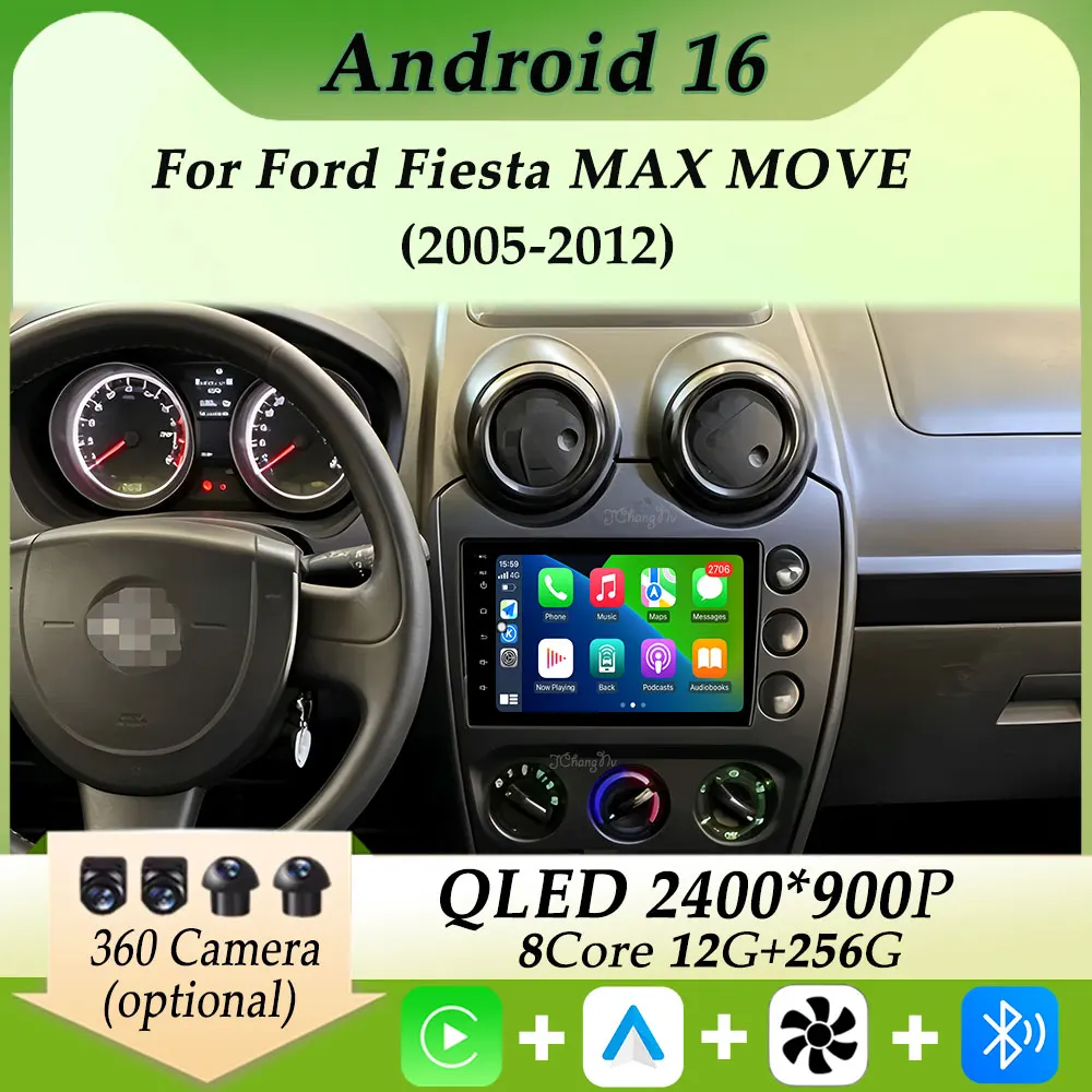 For Ford Fiesta MAX MOVE 2005 - 2012 Car Radio Video Multimedia Player Carplay Android GPS Navigation Split Screen BT DSP Stereo
For Ford Fiesta MAX MOVE 2005 - 2012 Car Radio Video Multimedia Player Carplay Android GPS Navigation Split Screen BT DSP Stereo