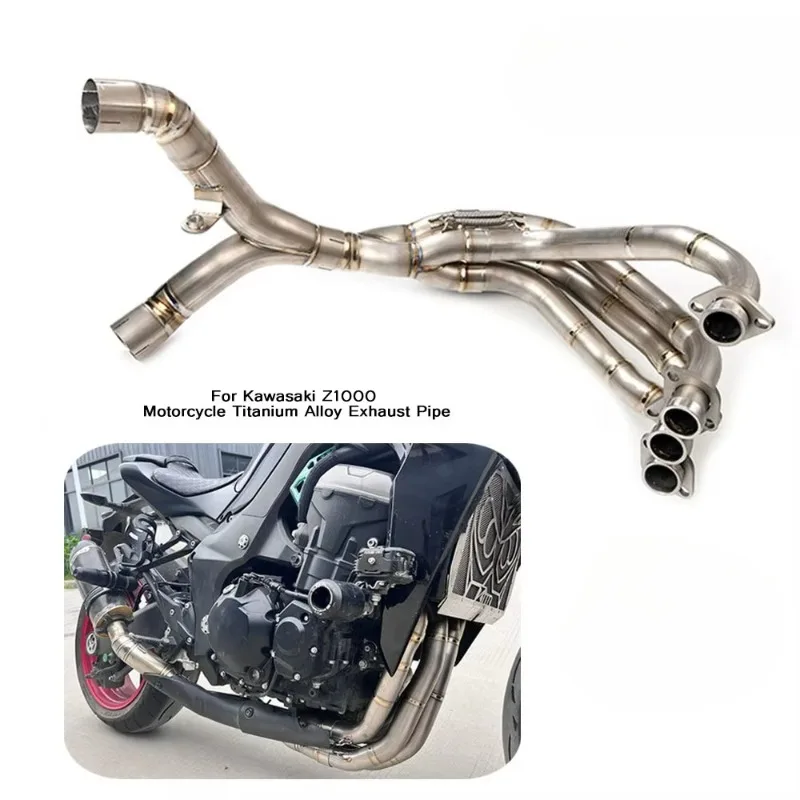 Z1000 Motorcycle Modified Exhaust Pipe Muffler for Kawasaki Z1000 2015 Motorcycle Titanium Alloy Exhaust Pipe
Z1000 Motorcycle Modified Exhaust Pipe Muffler for Kawasaki Z1000 2015 Motorcycle Titanium Alloy Exhaust Pipe