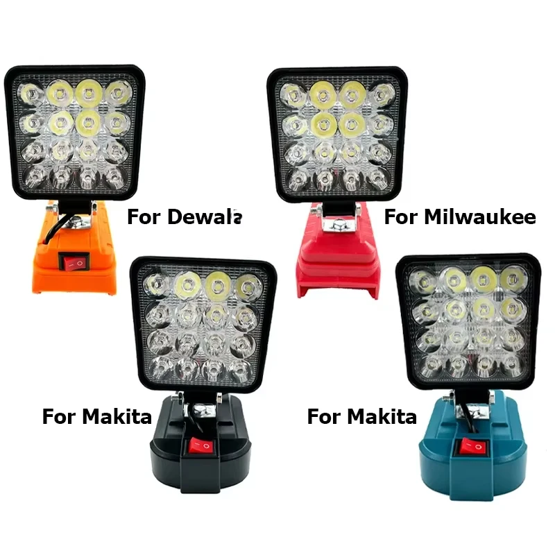 LED Work Light For Makita For Dewal For Milwaukee,Battery Portable Spotlight Cordless Outdoor Fishing Handheld Emergency Lamp
LED Work Light For Makita For Dewal For Milwaukee,Battery Portable Spotlight Cordless Outdoor Fishing Handheld Emergency Lamp