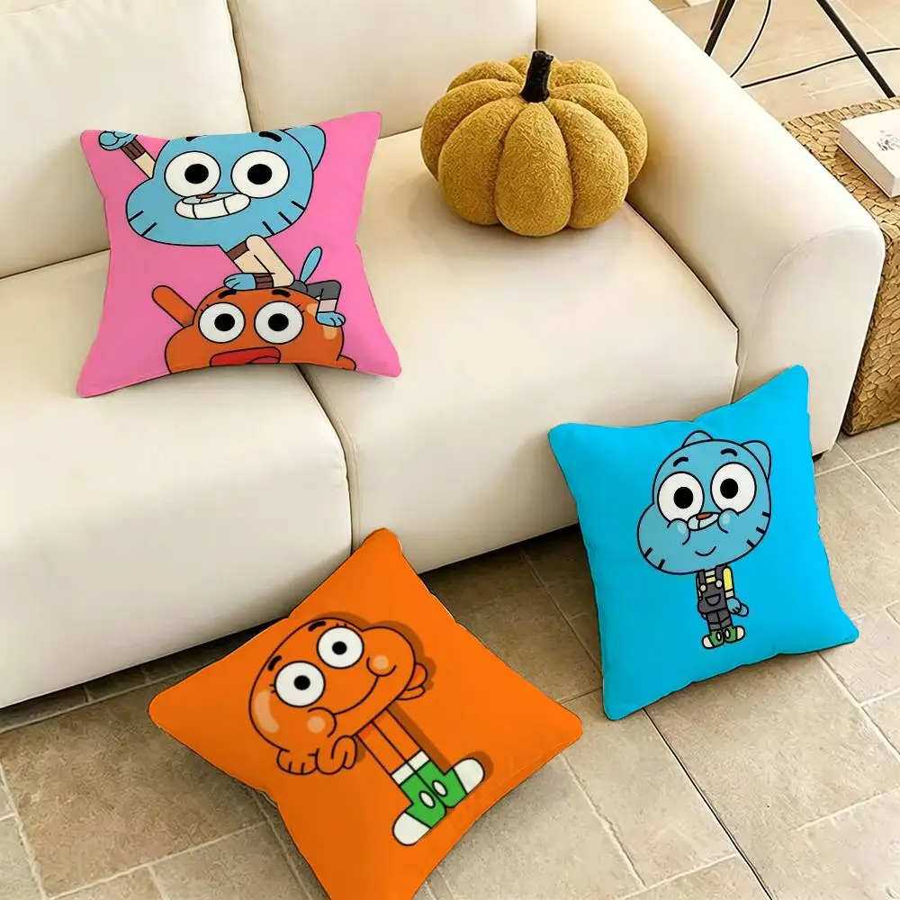 The Amazing World Of Gumball-L Square Double-Sided printed Pillow Case Bedroom Bedside Pillow Sofa Cushion Cover Gift
The Amazing World Of Gumball-L Square Double-Sided printed Pillow Case Bedroom Bedside Pillow Sofa Cushion Cover Gift