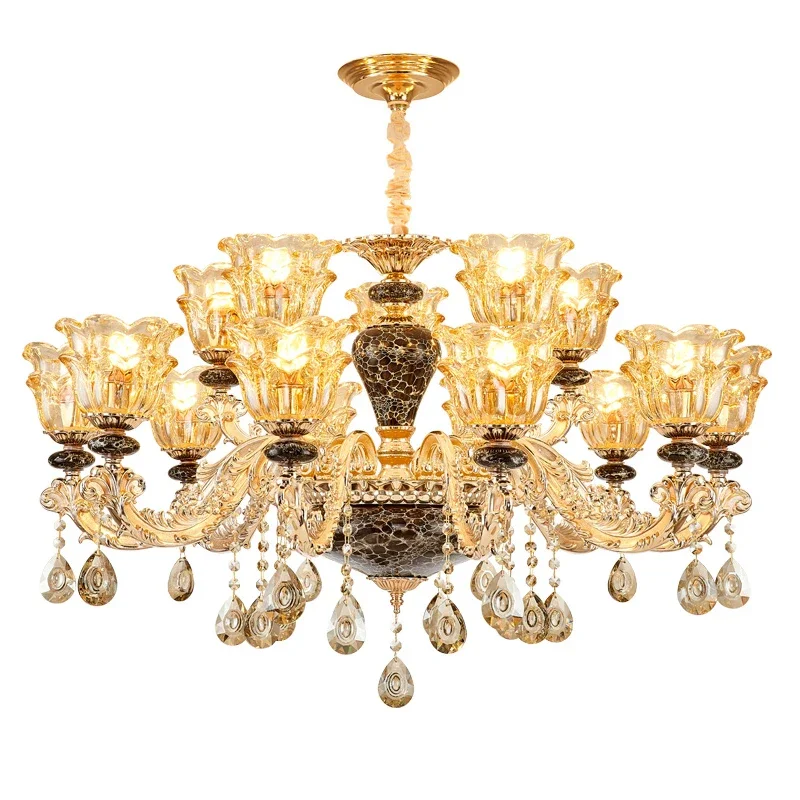 French Luxury Crystal Chandelier Minimalist Ceramic Bedroom Lamp for Living Room Villa Light Atmosphere Creator
French Luxury Crystal Chandelier Minimalist Ceramic Bedroom Lamp for Living Room Villa Light Atmosphere Creator