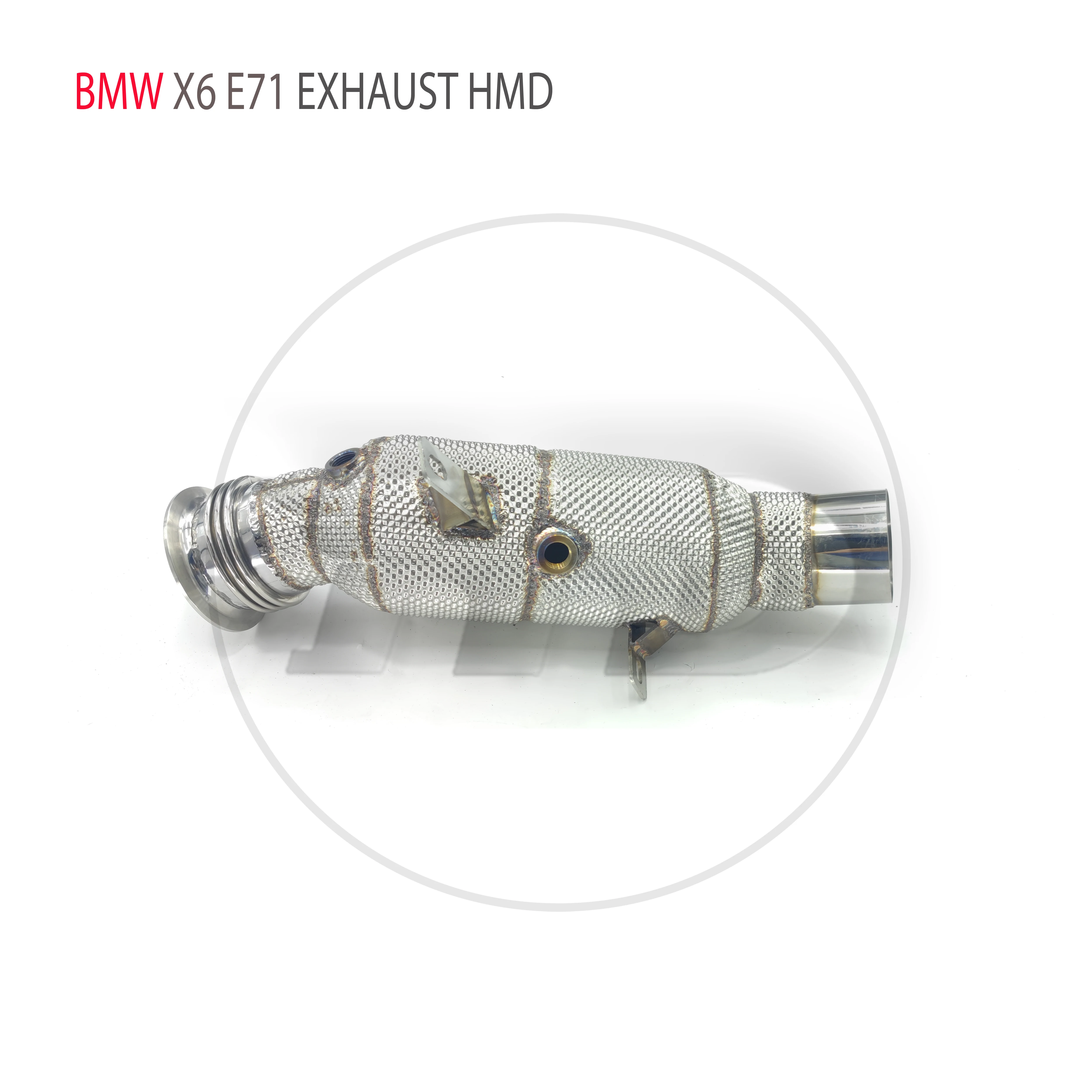 HMD выпускной коллектор, выпускная труба с высоким потоком для BMW X5 E70 X6 E71 2008-2014, автомобильные аксессуары с каталитическим наконечником
HMD выпускной коллектор, выпускная труба с высоким потоком для BMW X5 E70 X6 E71 2008-2014, автомобильные аксессуары с каталитическим наконечником