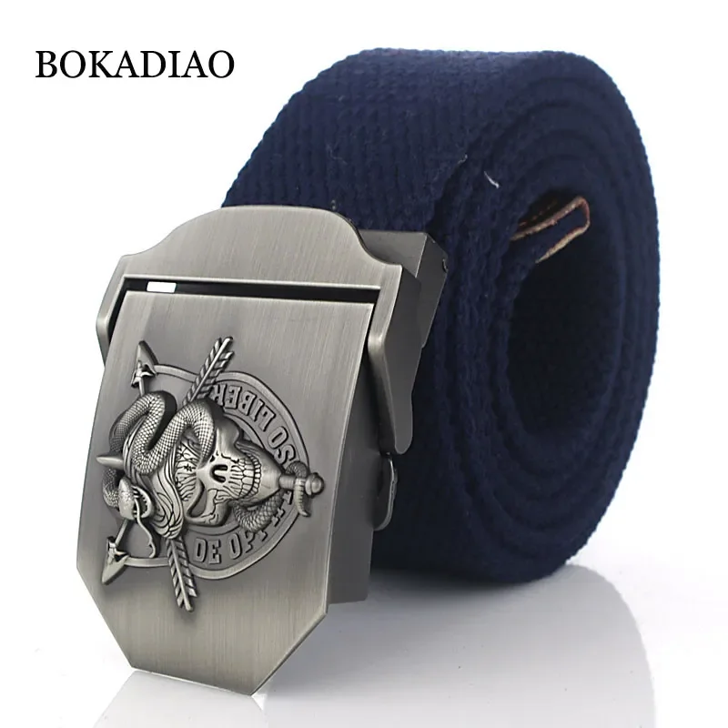 Men&Women Military Canvas Belt Luxury Cobra Skull Metal Buckle Jeans Belt Army Tactical Belts For Male Waistband Strap
Men&Women Military Canvas Belt Luxury Cobra Skull Metal Buckle Jeans Belt Army Tactical Belts For Male Waistband Strap