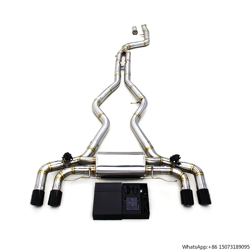 Custom Valvetronic System with Valve Remote Control for M340 M340i 3.0T Valved Sport Exhaust System G20 Exhaust Parts
Custom Valvetronic System with Valve Remote Control for M340 M340i 3.0T Valved Sport Exhaust System G20 Exhaust Parts