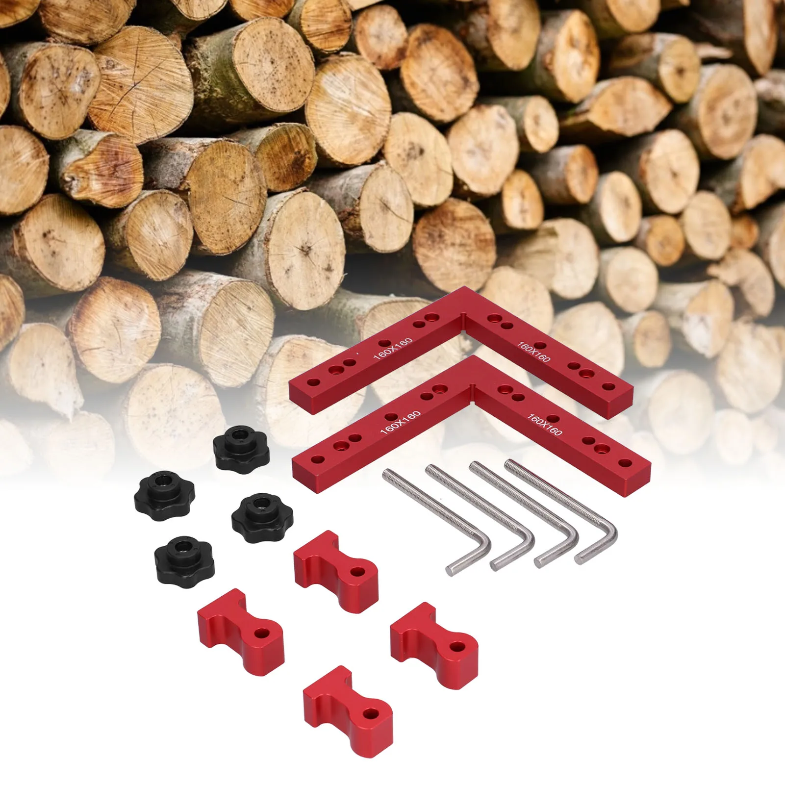Woodworking Locator Tool Carpenter Clamping Tool Right Angle Clip Positioning Panel 90° Woodworking Fixture 160x160mm Hardware
Woodworking Locator Tool Carpenter Clamping Tool Right Angle Clip Positioning Panel 90° Woodworking Fixture 160x160mm Hardware