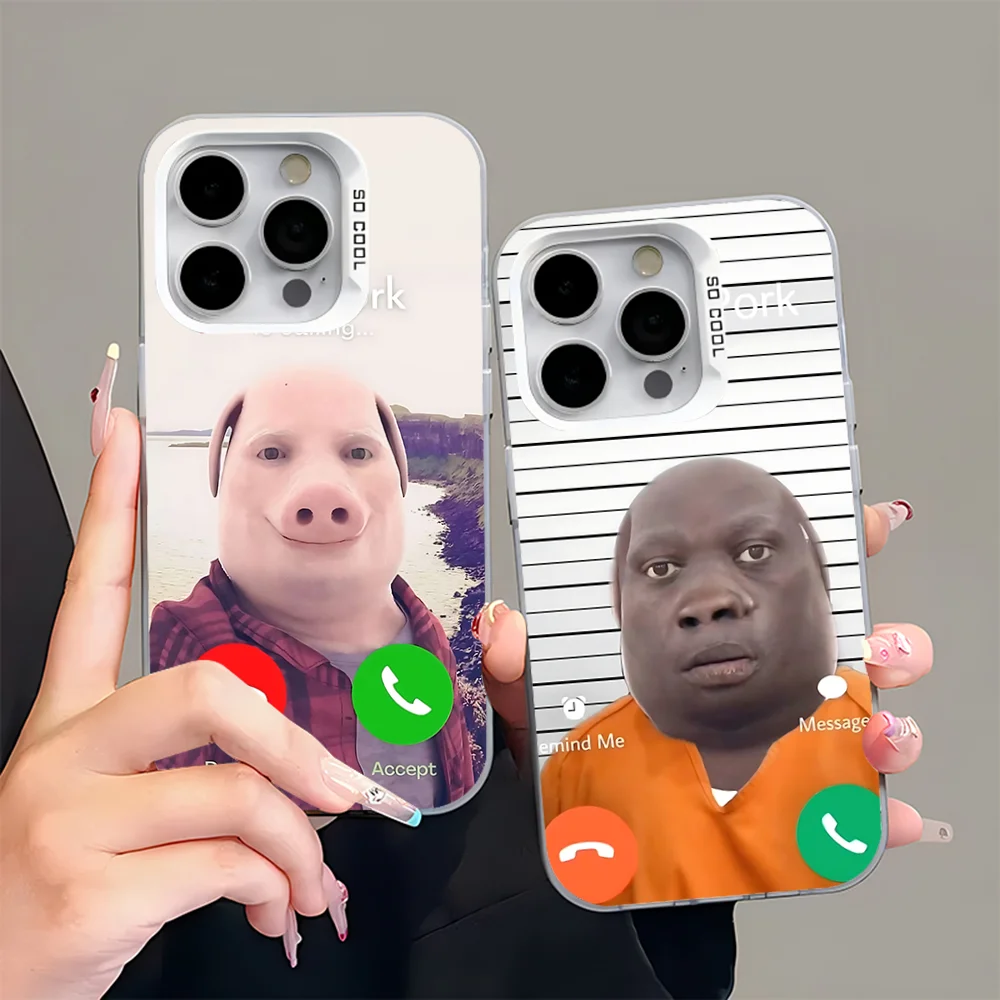 John Pork is Calling Answer Call Phone Case For iPhone 16,15,14,13,12,11,Pro,Max,Plus,Mini,XS,SE Anti Fall White Matte Bumper 
John Pork is Calling Answer Call Phone Case For iPhone 16,15,14,13,12,11,Pro,Max,Plus,Mini,XS,SE Anti Fall White Matte Bumper