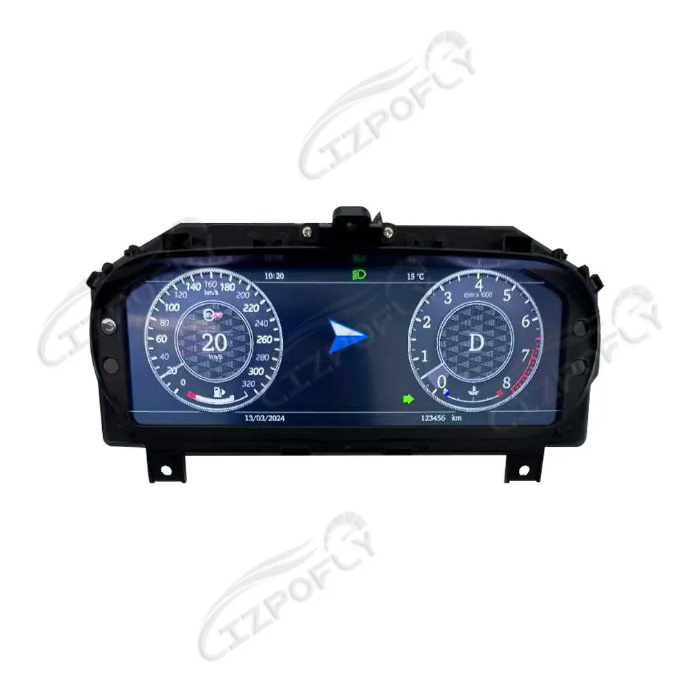 12,3-дюймовая приборная панель автомобиля для Jaguar F-TYPE 2013-2023, ЖК-спидометр, цифровой кластер, виртуальная кабина, приборная панель, панель дисплея GPS
12,3-дюймовая приборная панель автомобиля для Jaguar F-TYPE 2013-2023, ЖК-спидометр, цифровой кластер, виртуальная кабина, приборная панель, панель дисплея GPS