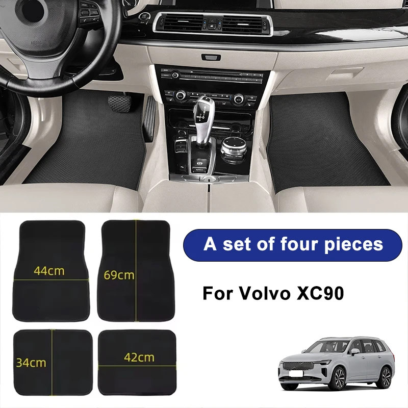 For Volvo XC90 Car Floor Mats Black Non-Slip 4Pcs Front & Rear Foot Mats Carpets Rugs Auto Interior Accessories
For Volvo XC90 Car Floor Mats Black Non-Slip 4Pcs Front & Rear Foot Mats Carpets Rugs Auto Interior Accessories