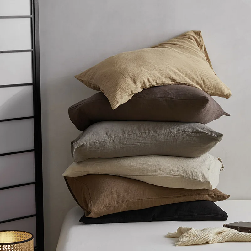 Double Layer Combed Cotton Pillow Cover Thickened Yarn Breathable Envelope Case for Bed Pillows Room Decor Sleeping Sofa Use
Double Layer Combed Cotton Pillow Cover Thickened Yarn Breathable Envelope Case for Bed Pillows Room Decor Sleeping Sofa Use