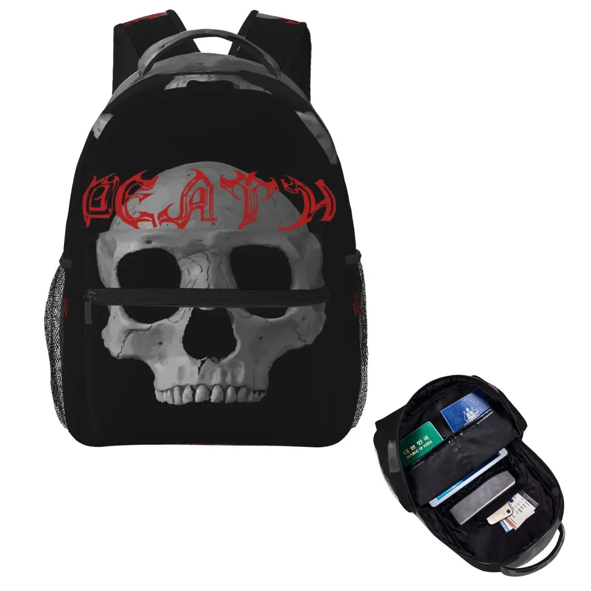 Death Skull Student Backpack School Bag Hiking Travel Daypack for Men Women Fashion Bookbag Shoulder Bags
Death Skull Student Backpack School Bag Hiking Travel Daypack for Men Women Fashion Bookbag Shoulder Bags